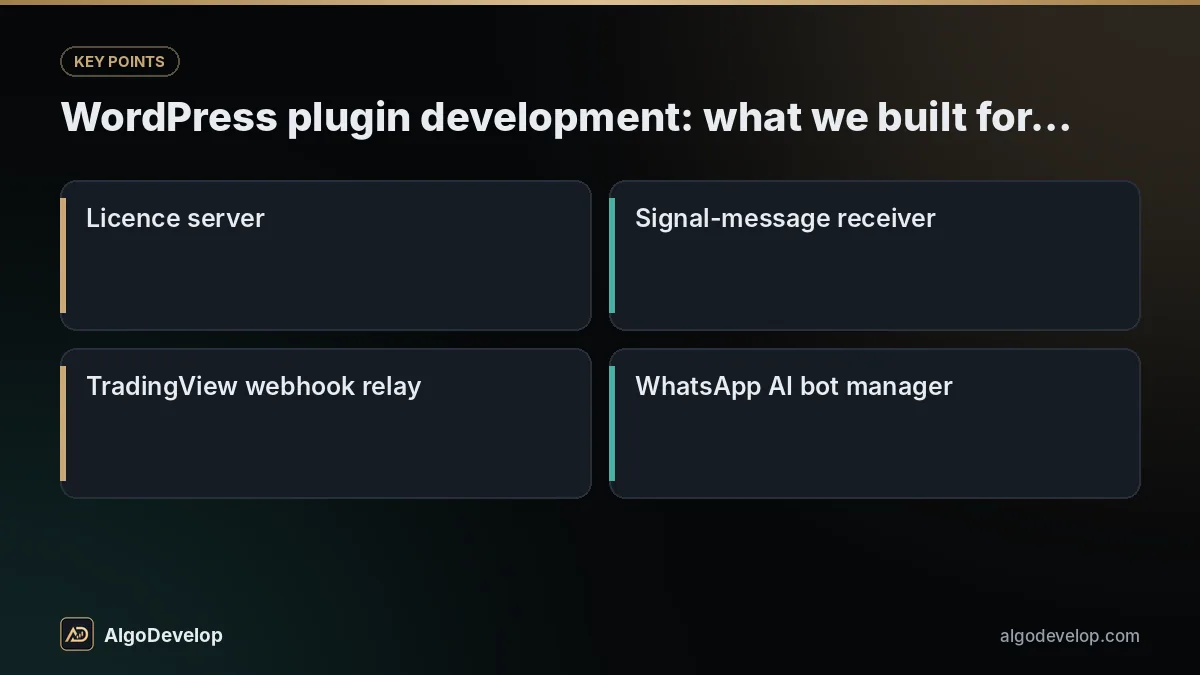 WordPress plugin development: what we built for ourselves - WordPress website development, including licence server